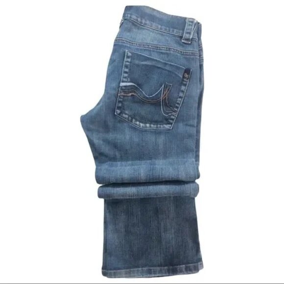 DKNY STRETCH BOOTCUT JEANS 9R- NICE! - Picture 2 of 9